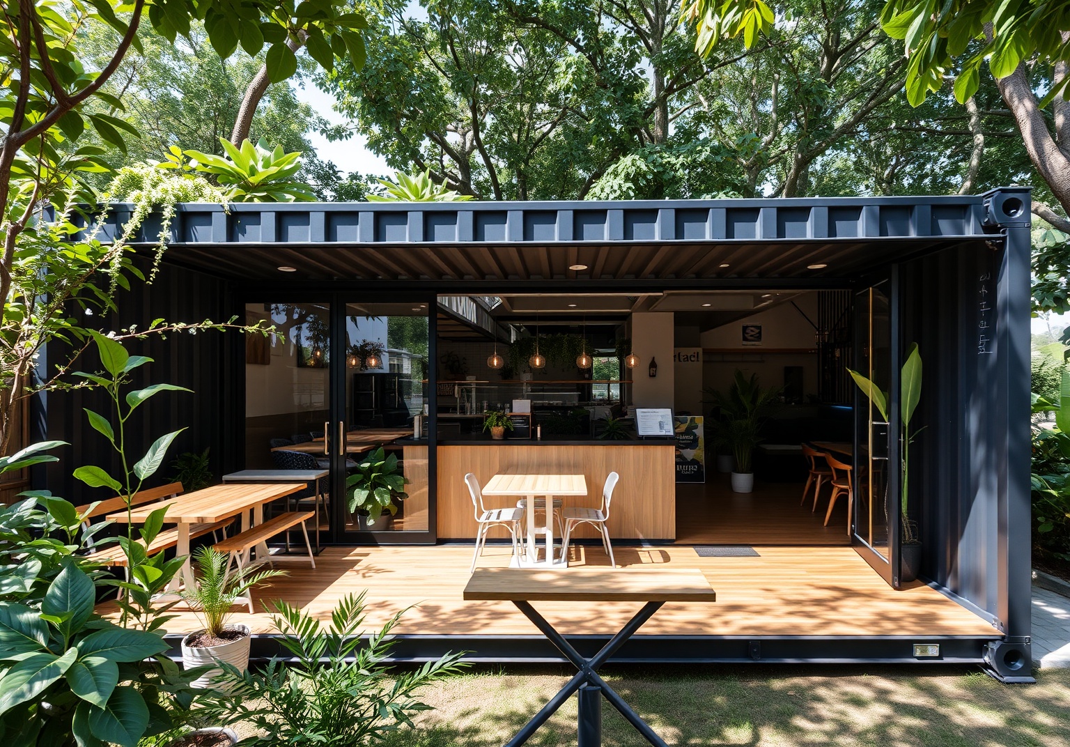 モダンなコンテナハウス